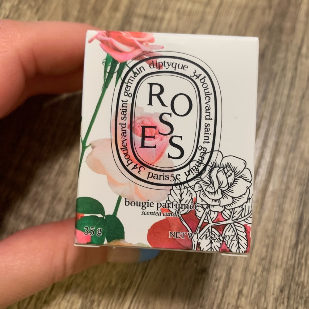 Brand new Diptyque miniature roses candle